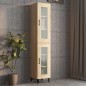vidaXL Armario de pared colgante roble Sonoma 34,5x34x90 cm