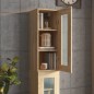 vidaXL Armario de pared colgante roble Sonoma 34,5x34x90 cm