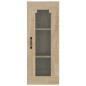 vidaXL Armario de pared colgante roble Sonoma 34,5x34x90 cm
