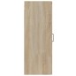 vidaXL Armario de pared colgante roble Sonoma 34,5x34x90 cm