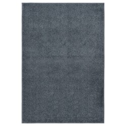 vidaXL Alfombra de pelo corto gris antracita 160x230 cm