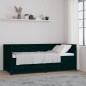 vidaXL Sofá cama de madera maciza de pino negro 80x200 cm