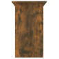 vidaXL Escritorio de madera contrachapada roble ahumado 80x45x74 cm vidaXL Escritorio de madera contrachapada roble ahumado 80x45x74 cm