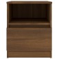 vidaXL Mesitas noche 2 uds madera ingeniería marrón roble 40x40x50 cm vidaXL Mesitas noche 2 uds madera ingeniería marrón roble 40x40x50 cm