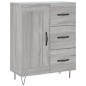 vidaXL Aparador alto madera contrachapada gris sonoma 69,5x34x180 cm vidaXL Aparador alto madera contrachapada gris sonoma 69,5x34x180 cm