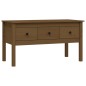 vidaXL Mesa de centro madera maciza de pino marrón miel 102x49x55 cm vidaXL Mesa de centro madera maciza de pino marrón miel 102x49x55 cm