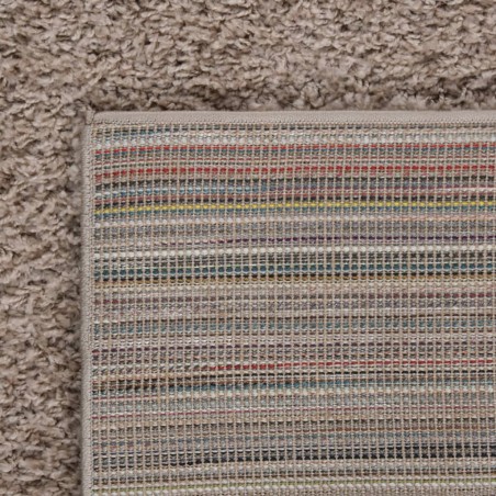 vidaXL Alfombra de pelo largo beige 160x230 cm