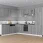 vidaXL Armario de horno cocina madera ingeniería gris 60x46x81,5 cm