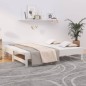 vidaXL Sofá cama extraíble madera maciza de pino blanco 2x(90x190) cm vidaXL Sofá cama extraíble madera maciza de pino blanco 2x(90x190) cm