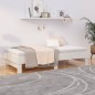 vidaXL Sofá cama extraíble madera maciza de pino blanco 2x(90x190) cm vidaXL Sofá cama extraíble madera maciza de pino blanco 2x(90x190) cm
