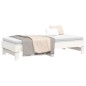 vidaXL Sofá cama extraíble madera maciza de pino blanco 2x(90x190) cm vidaXL Sofá cama extraíble madera maciza de pino blanco 2x(90x190) cm