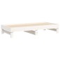 vidaXL Sofá cama extraíble madera maciza de pino blanco 2x(90x190) cm vidaXL Sofá cama extraíble madera maciza de pino blanco 2x(90x190) cm