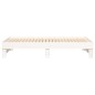 vidaXL Sofá cama extraíble madera maciza de pino blanco 2x(90x190) cm vidaXL Sofá cama extraíble madera maciza de pino blanco 2x(90x190) cm