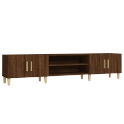 vidaXL Mueble para TV madera contrachapada roble marrón 180x31,5x40 cm