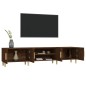 vidaXL Mueble para TV madera contrachapada roble marrón 180x31,5x40 cm
