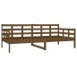 vidaXL Sofá cama de madera maciza de pino marrón miel 90x190 cm vidaXL Sofá cama de madera maciza de pino marrón miel 90x190 cm