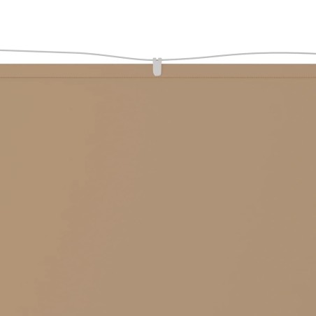 vidaXL Toldo vertical tela oxford gris taupé 140x360 cm