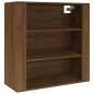 vidaXL Armario de pared madera contrachapada marrón roble 80x33x80 cm vidaXL Armario de pared madera contrachapada marrón roble 80x33x80 cm