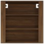vidaXL Armario de pared madera contrachapada marrón roble 80x33x80 cm vidaXL Armario de pared madera contrachapada marrón roble 80x33x80 cm