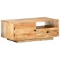 vidaXL Mesa de centro de madera maciza de mango 90x50x35 cm vidaXL Mesa de centro de madera maciza de mango 90x50x35 cm