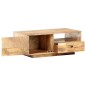 vidaXL Mesa de centro de madera maciza de mango 90x50x35 cm vidaXL Mesa de centro de madera maciza de mango 90x50x35 cm
