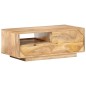 vidaXL Mesa de centro de madera maciza de mango 90x50x35 cm vidaXL Mesa de centro de madera maciza de mango 90x50x35 cm