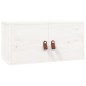 vidaXL Armario de pared 2 uds madera maciza de pino blanco 60x30x30 cm vidaXL Armario de pared 2 uds madera maciza de pino blanco 60x30x30 cm