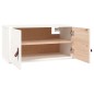 vidaXL Armario de pared 2 uds madera maciza de pino blanco 60x30x30 cm vidaXL Armario de pared 2 uds madera maciza de pino blanco 60x30x30 cm
