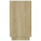 vidaXL Aparador de madera contrachapada roble Sonoma 70x41x75 cm