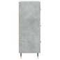 vidaXL Aparador de madera de ingeniería gris hormigón 69,5x34x90 cm vidaXL Aparador de madera de ingeniería gris hormigón 69,5x34x90 cm