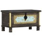 vidaXL Baúl de almacenamiento madera de mango negro 80x40x45 cm vidaXL Baúl de almacenamiento madera de mango negro 80x40x45 cm