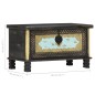 vidaXL Baúl de almacenamiento madera de mango negro 80x40x45 cm vidaXL Baúl de almacenamiento madera de mango negro 80x40x45 cm
