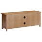 vidaXL Mueble para TV madera maciza de roble 110x35x44 cm vidaXL Mueble para TV madera maciza de roble 110x35x44 cm