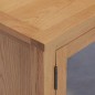 vidaXL Mueble para TV madera maciza de roble 110x35x44 cm vidaXL Mueble para TV madera maciza de roble 110x35x44 cm