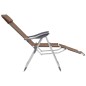 vidaXL Sillas de camping plegables reposapiés 2 uds textilene marrón vidaXL Sillas de camping plegables reposapiés 2 uds textilene marrón