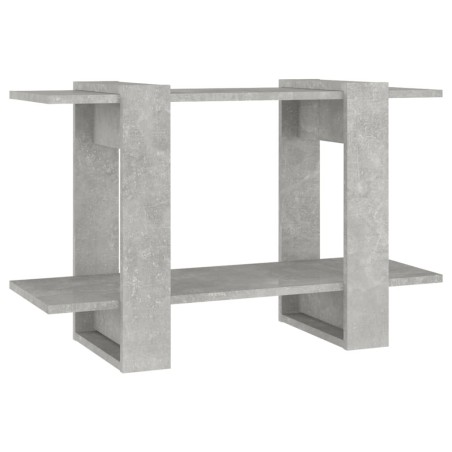 vidaXL Estantería/divisor de espacios gris hormigón 80x30x51 cm