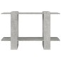 vidaXL Estantería/divisor de espacios gris hormigón 80x30x51 cm