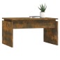 vidaXL Mesa de centro madera contrachapada roble ahumado 68x50x38 cm