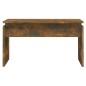 vidaXL Mesa de centro madera contrachapada roble ahumado 68x50x38 cm