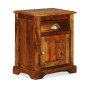 vidaXL Mesita de noche 40x30x50 cm madera maciza de sheesham