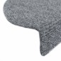 vidaXL Alfombrillas de escaleras autoadhesivas 5 uds gris 65x21x4 cm vidaXL Alfombrillas de escaleras autoadhesivas 5 uds gris 65x21x4 cm