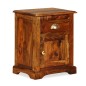 vidaXL Mesita de noche 40x30x50 cm madera maciza de sheesham