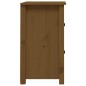 vidaXL Mesita de noche madera maciza de pino marrón miel 40x35x61,5 cm vidaXL Mesita de noche madera maciza de pino marrón miel 40x35x61,5 cm