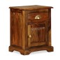 vidaXL Mesita de noche 40x30x50 cm madera maciza de sheesham