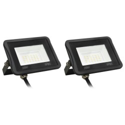 vidaXL Focos LED 20 W 2 unidades blanco frío