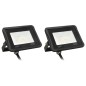 vidaXL Focos LED 20 W 2 unidades blanco frío vidaXL Focos LED 20 W 2 unidades blanco frío