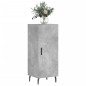 vidaXL Aparador de madera contrachapada gris hormigón 34,5x34x90 cm vidaXL Aparador de madera contrachapada gris hormigón 34,5x34x90 cm