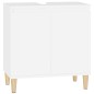 vidaXL Armario para lavabo madera contrachapada blanco 58x33x60 cm