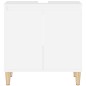 vidaXL Armario para lavabo madera contrachapada blanco 58x33x60 cm