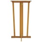 vidaXL Mesa de bar plegable madera maciza de teca 90x65x105 cm vidaXL Mesa de bar plegable madera maciza de teca 90x65x105 cm